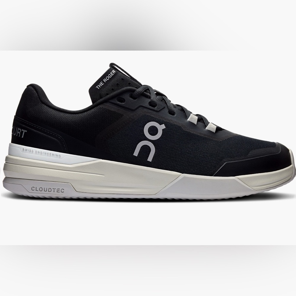 On The Roger ADV Pro Clay Tennis Shoe Sneakers New NIB Black White